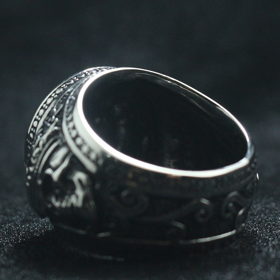 Bague Medusa Argent <br> Mythologie grecque