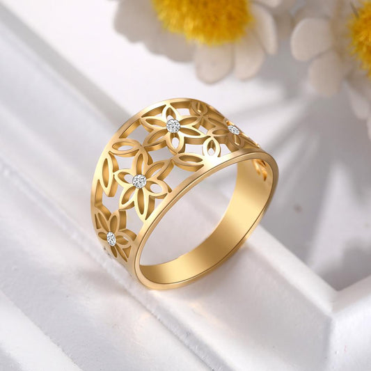 Bague Flora <br> Couronne de fleurs