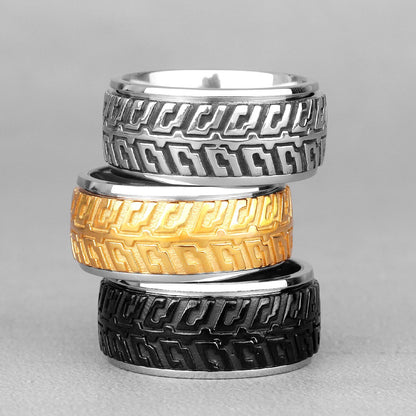 Greek ring<br> Spartan (Steel)