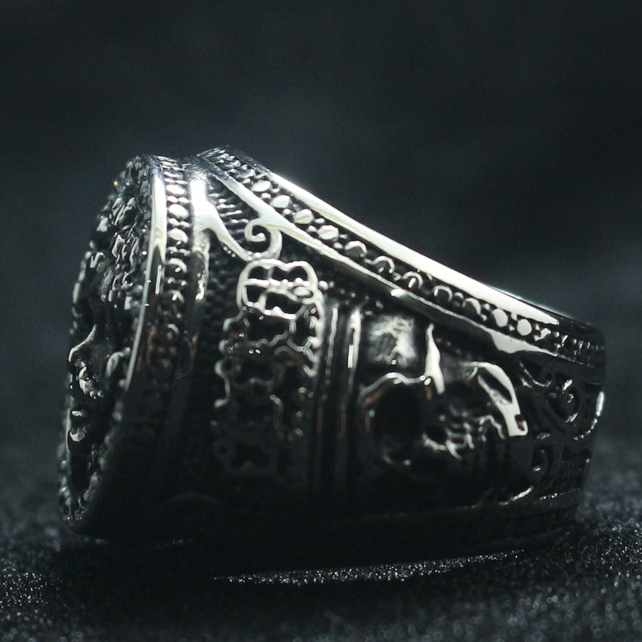 Bague Medusa Argent <br> Mythologie grecque