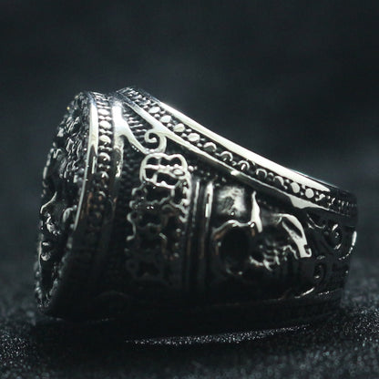 Bague Medusa Argent <br> Mythologie grecque