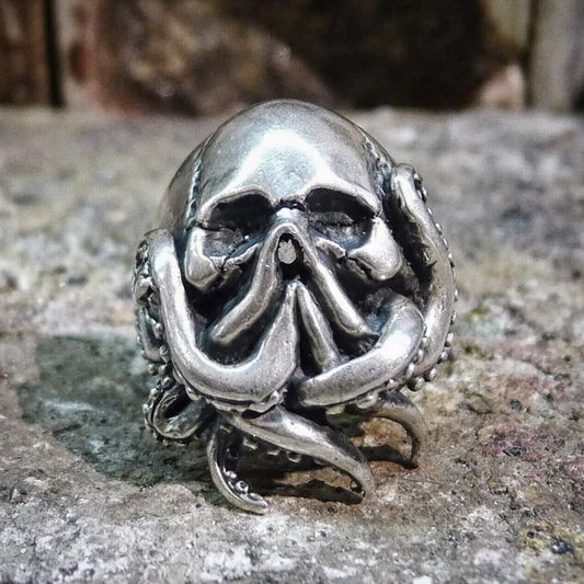 Bague Kraken <br> Tête de Mort