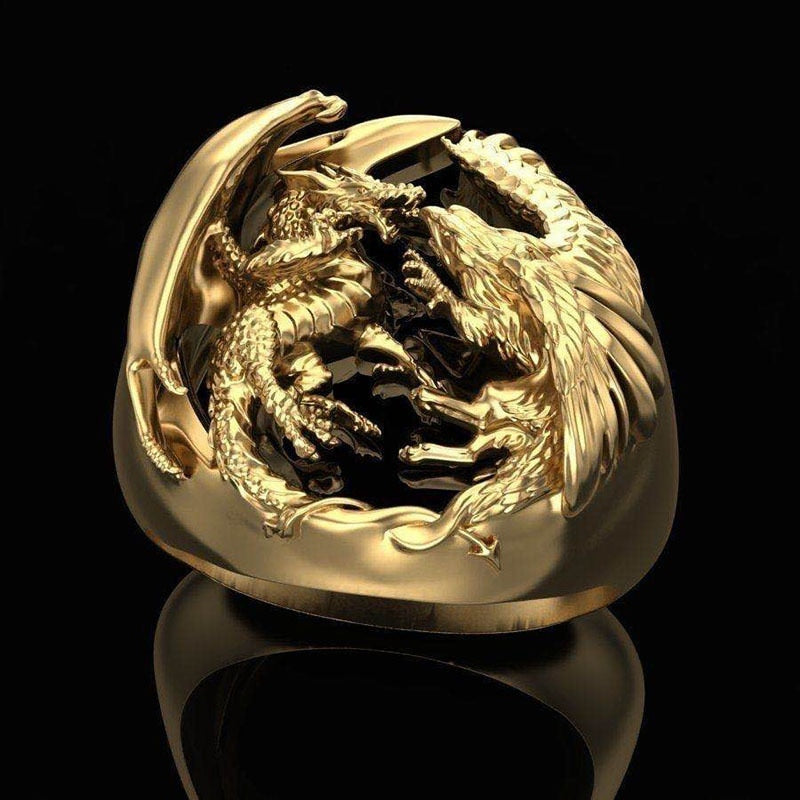 Bague Zeus <br> Dragon mythologie grecque