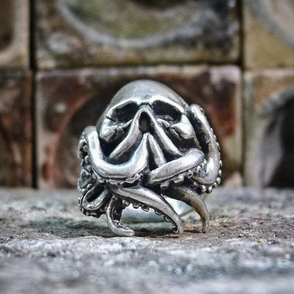 Bague Kraken <br> Tête de Mort