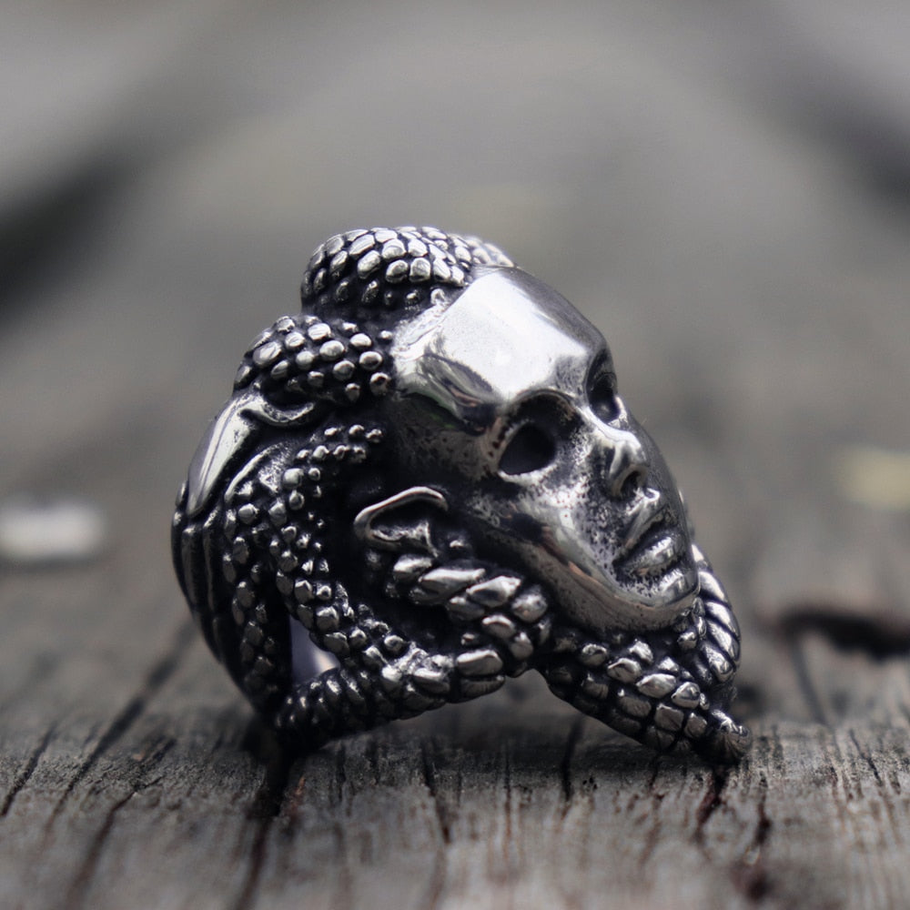 Medusa Ring<br> Steel Mask