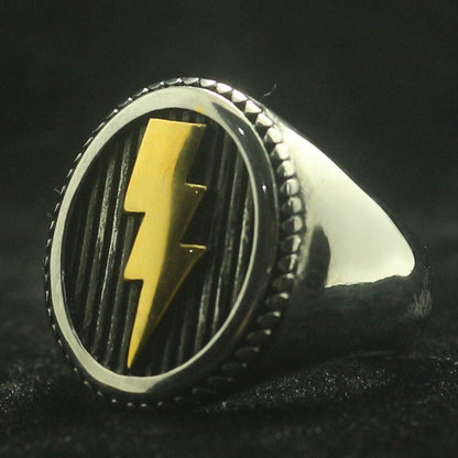 Bague Zeus <br> la foudre