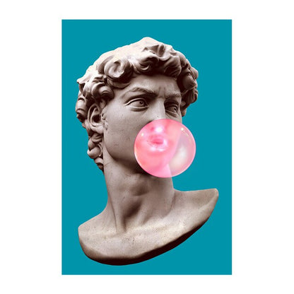 David painting<br> Bubble Gum