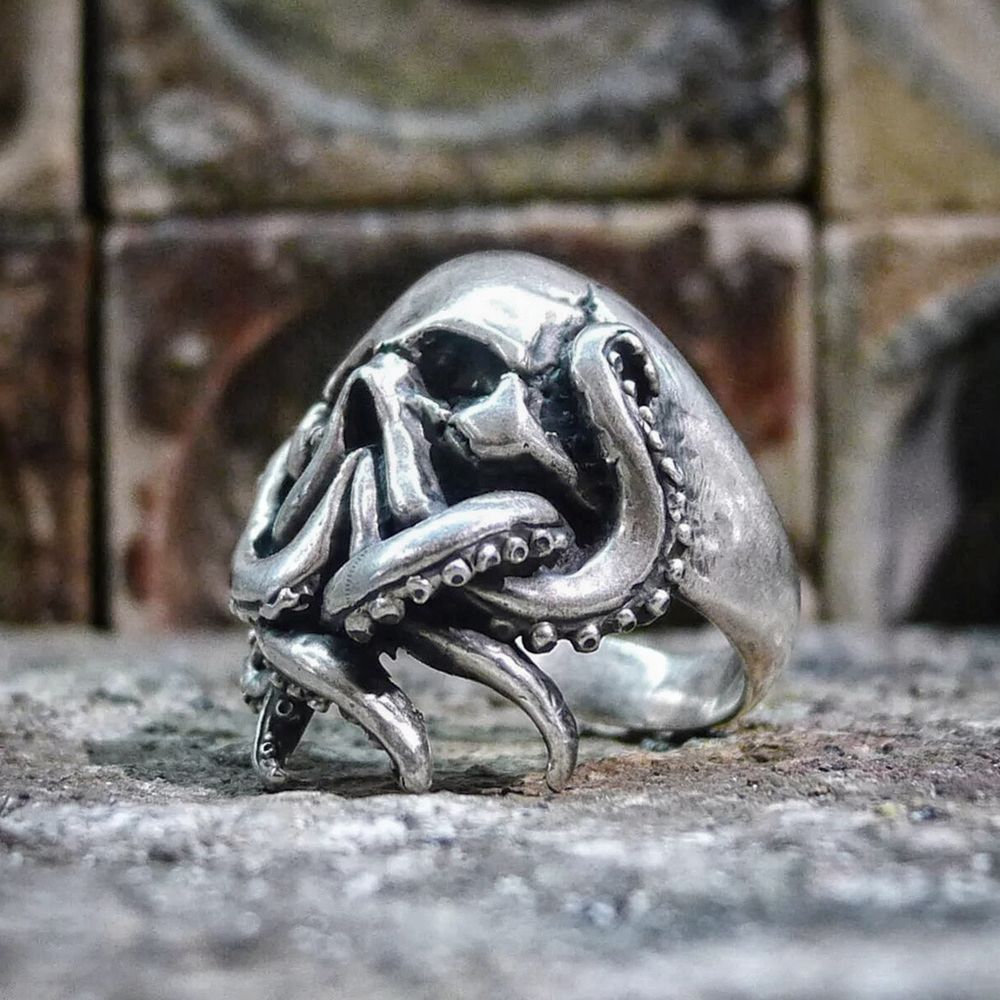 Bague Kraken <br> Tête de Mort