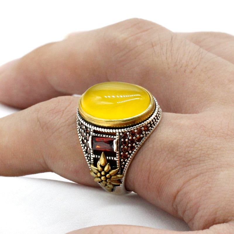 Bague Hypérion <br> Titan du soleil