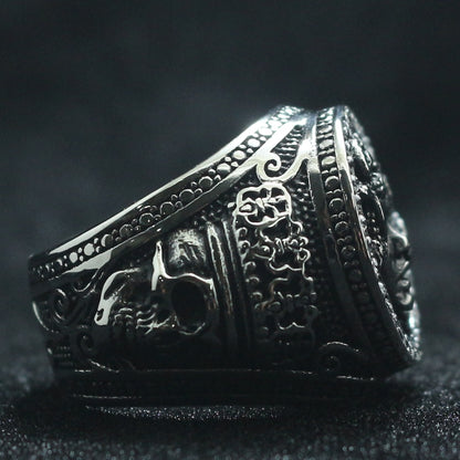 Bague Medusa Argent <br> Mythologie grecque