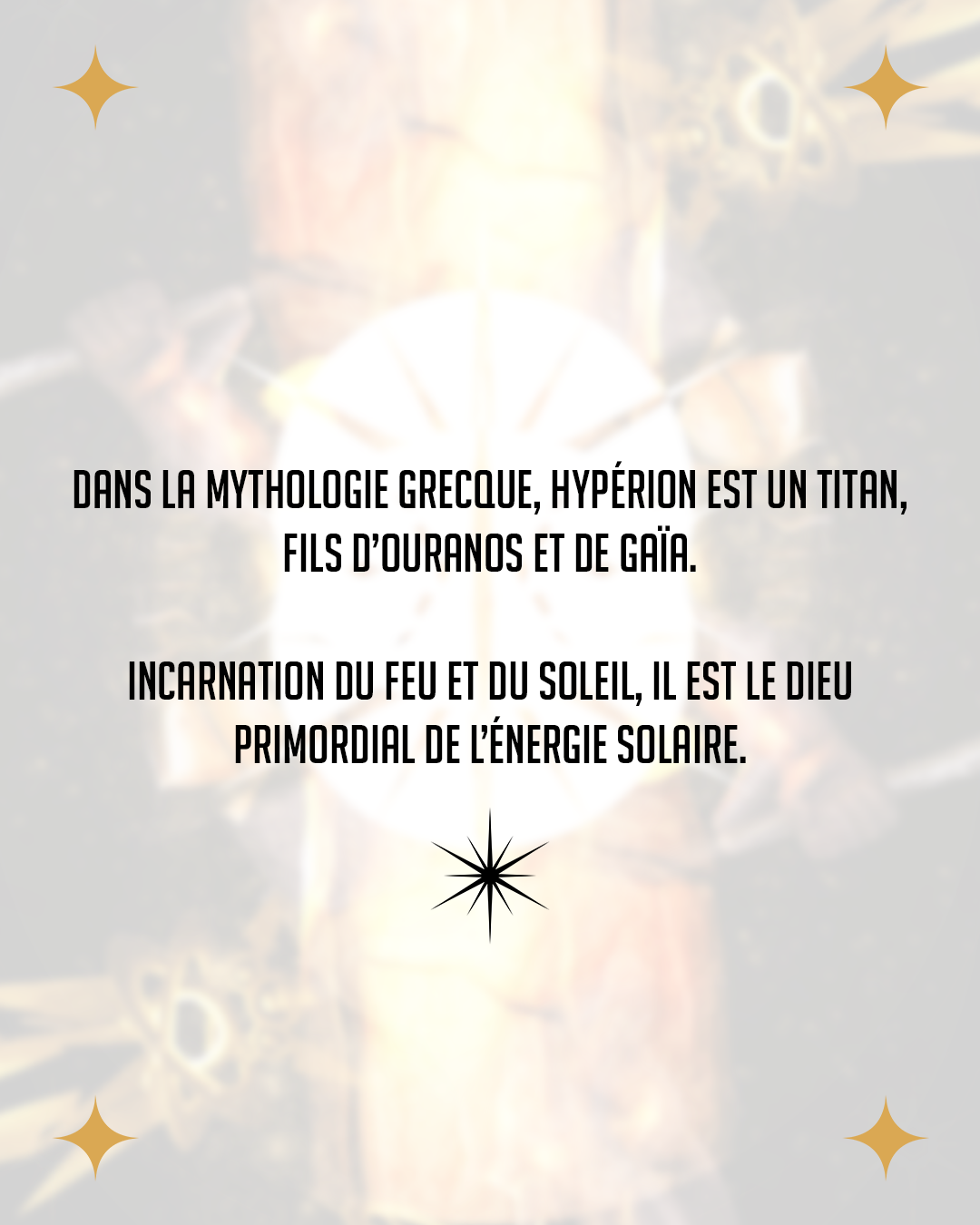 Poster Encadré <br> Hypérion Titan de la Guerre