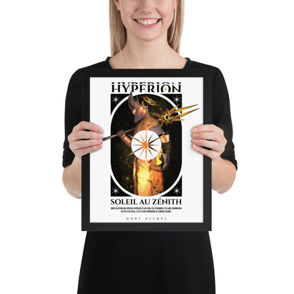 Poster Encadré <br> Hypérion Titan de la Guerre