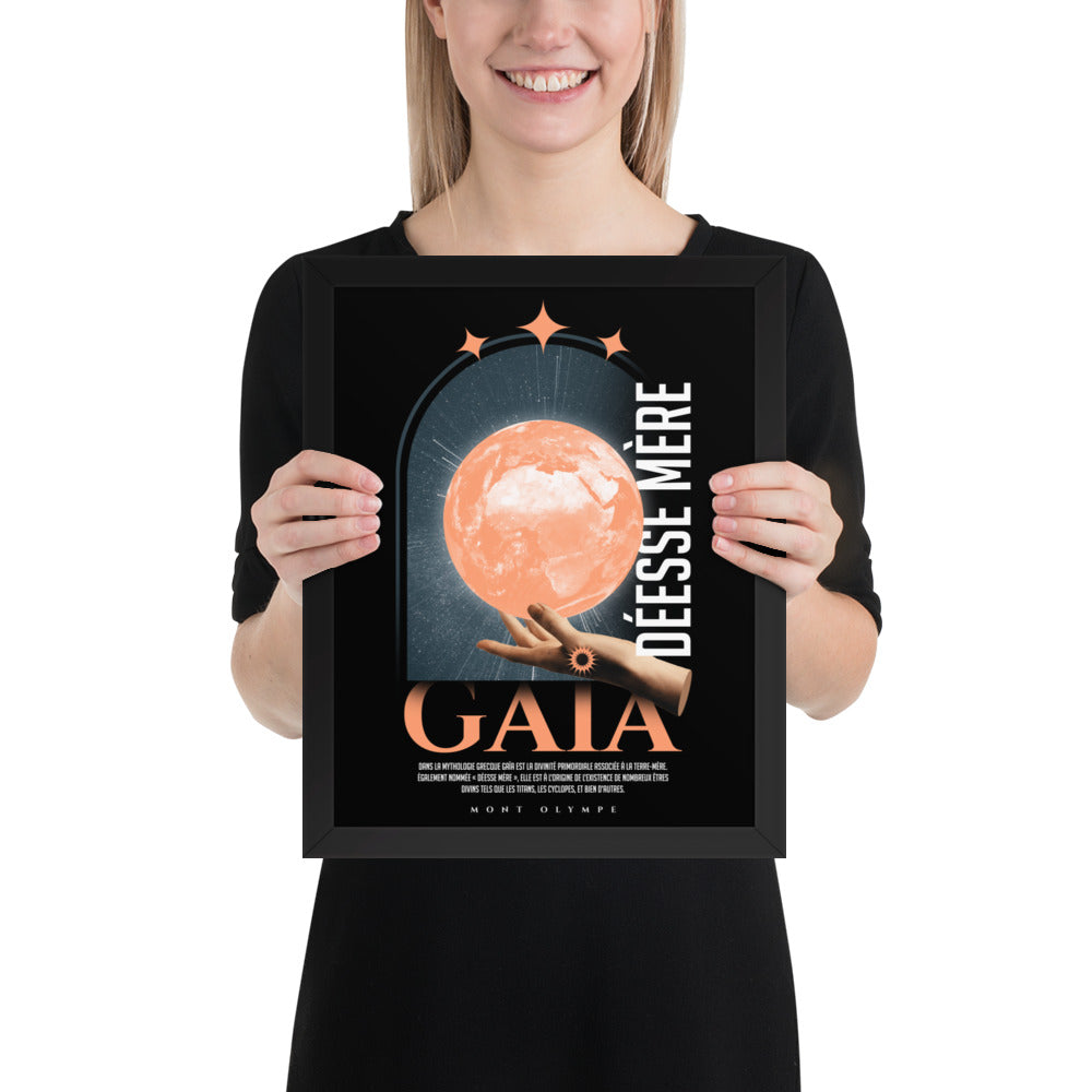 Framed Poster<br> Gaia Earth Titanide