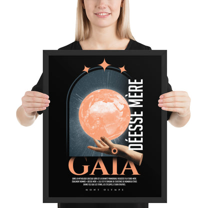 Framed Poster<br> Gaia Earth Titanide