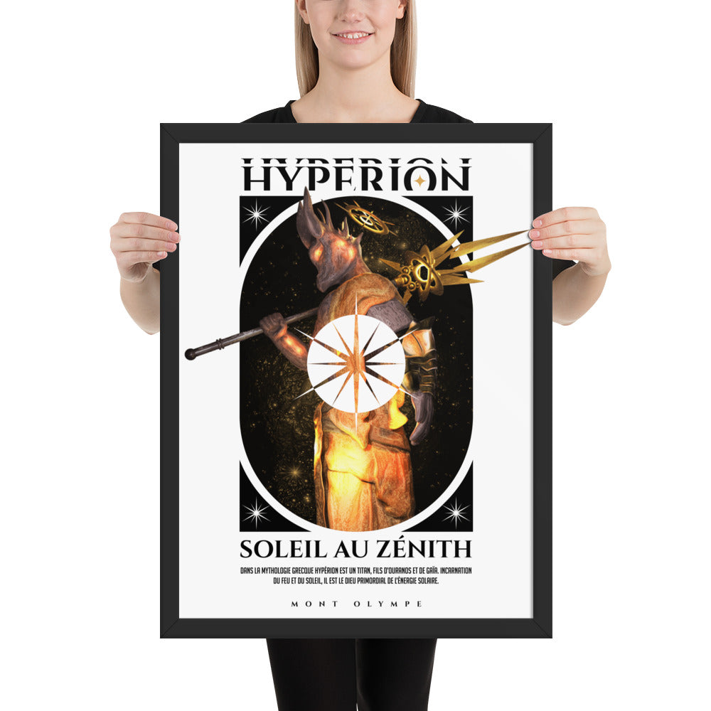 Poster Encadré <br> Hypérion Titan de la Guerre