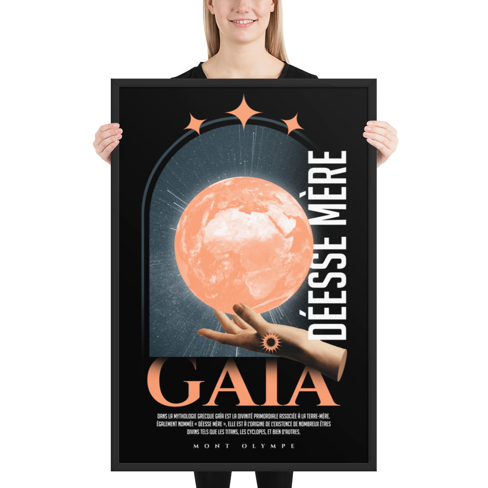 Framed Poster<br> Gaia Earth Titanide