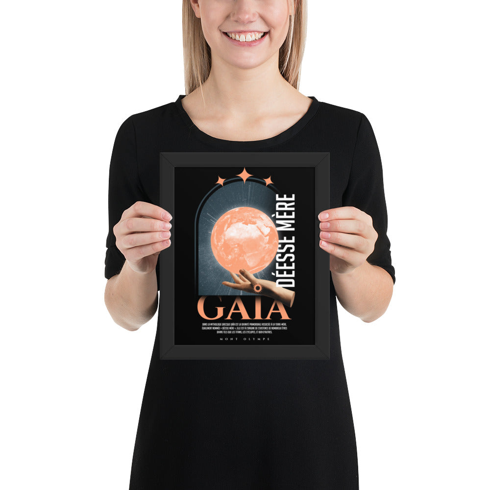 Framed Poster<br> Gaia Earth Titanide