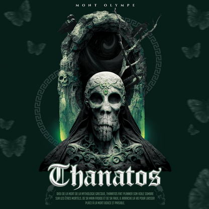 Thanatos Streetwear T-shirt<br> Greek mythology