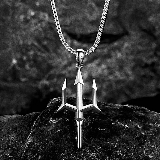 Pendentif Poséidon Trident du dieu des océans