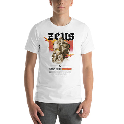 T-shirt Zeus impression avant <br> Mythologie grecque